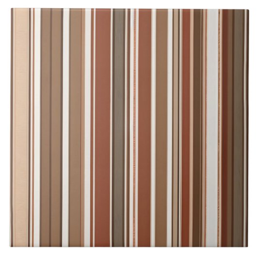 Linnen Luxe Trendy Bruin Witte Textuur Collectie Tegeltje (Voorkant)