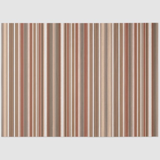 Linnen Luxe Trendy Bruin Witte Textuur Collectie Tissuepapier (Voorkant)