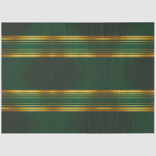 Linnen Luxe Trendy Groen Goud Textuur Collectie Tissuepapier (Voorkant)