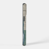 Linnen moderne patchwork quilt telefoonhoesje iPhone 15 case (Rechterkant)