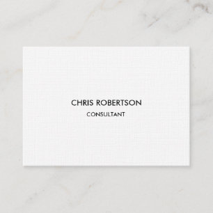 Linnen papier Chubby Chic Modern Visitekaartje