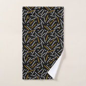 Linnen Patroon 4 Bad Handdoek (Handdoek)