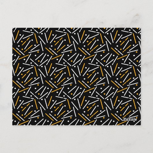 Linnen Patroon 4 Briefkaart (Achterkant)