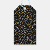 Linnen Patroon 4 Cadeaulabel (Achterkant)