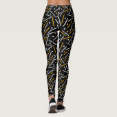 Linnen Patroon 4 Leggings (Achterkant)