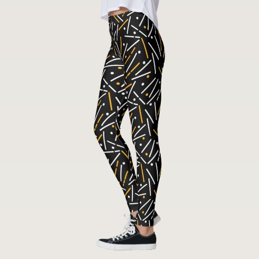 Linnen Patroon 4 Leggings (Links)