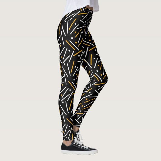 Linnen Patroon 4 Leggings (Rechts)
