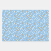 Linnen Patroon 6 Inpakpapier Vel (Voorkant 3)