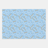 Linnen Patroon 6 Inpakpapier Vel (Voorkant 2)