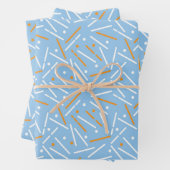 Linnen Patroon 6 Inpakpapier Vel (In situ)