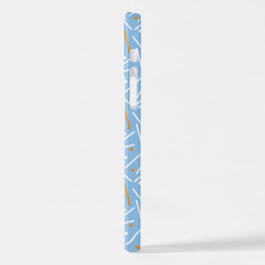 Linnen Patroon 6 iPhone Hoesje (Linkerkant)