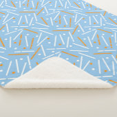 Linnen Patroon 6 Sherpa Deken (3/4)