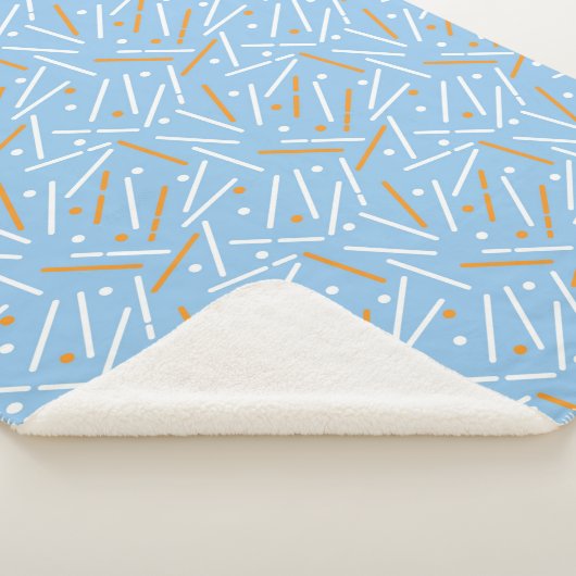 Linnen Patroon 6 Sherpa Deken (3/4)