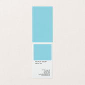 Linnen Professioneel Exclusief Speciaal Blauw Wit Visitekaartje (Buitenkant ongevouwen)