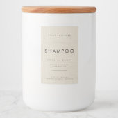 Linnen Shampoo Zakelijk Branding Etiket (Voorkant)