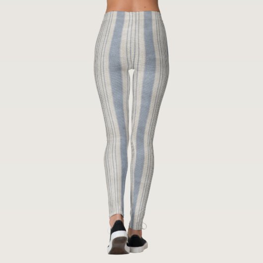 Linnen stijl leggings (Achterkant)