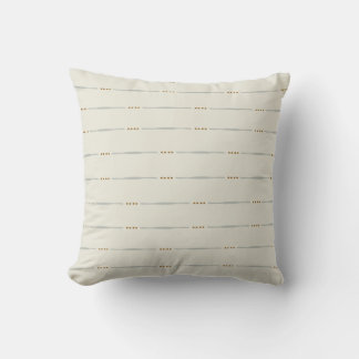 Linnen strepen boho textuur cottagecore modern geo kussen