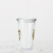 Linnen  Tea Party Acryl Drinkbeker (Rechts)