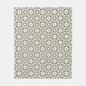 Linnen Tralie Fleece Deken (Voorkant)