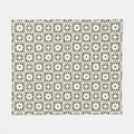Linnen Tralie Fleece Deken (Voorkant (Horizontaal))