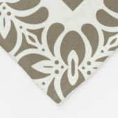 Linnen Tralie Fleece Deken (Hoek)