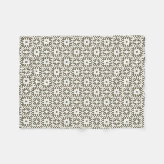 Linnen Tralie Fleece Deken (Voorkant (Horizontaal))