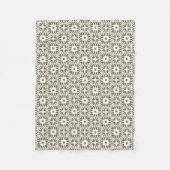 Linnen Tralie Fleece Deken (Voorkant)
