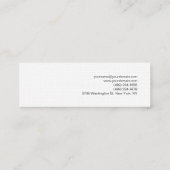 Linnen Trendy Slim Monogram Visitekaartje (Achterkant)