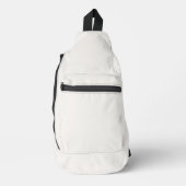 Linnen wit, gebroken wit sling bag (Voorkant)