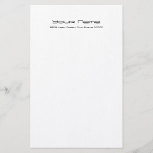 Linnenpapier/witte kleur briefpapier