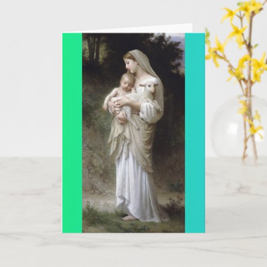 L'Innocence Kerst Zegeningen Kaart (Gele Bloem)