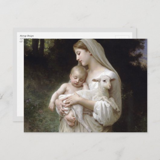 L'Innocence, William-Adolphe Bouguereau Briefkaart (Voorkant / Achterkant)