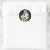 L'Innocence, William-Adolphe Bouguereau Ronde Sticker (Tas)
