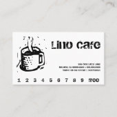 Lino Cafe Punch / Loyalty Card (Voorkant)