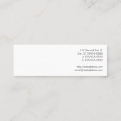 Lino Coffee Cup Mini Visitekaartje (Achterkant)