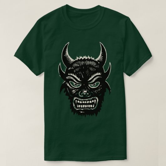 Lino Cut Devil 3 T-shirt (Design voorkant)