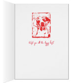 Lino Cut-print design — Great Dane Esra (Binnen (Rechts))