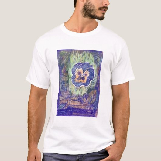 Linoleum Block Print van Pansy T-shirt (Voorkant)