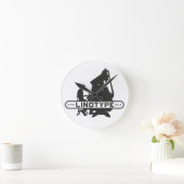 Linotype wandklok (Huis)