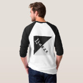 Linrowitzwart en witte T-shirt (Achterkant volledig)