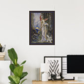 L'Inspiration by Gustave Moreau Poster (Thuiskantoor)