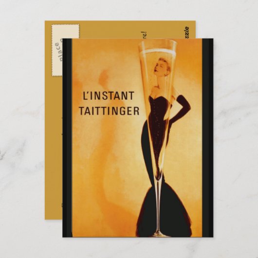L'Instant Taittinger Briefkaart (Voorkant / Achterkant)