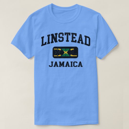 Linstead Jamaica XXL Atletisch ontwerp T-shirt (Design voorkant)
