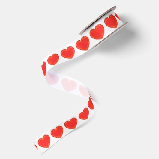 Lint - 3-D rood hart (Achterkant)