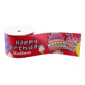 Lint, 9 Happy 9th Birthday Ribbon Grosgrain Lint (Spoel)