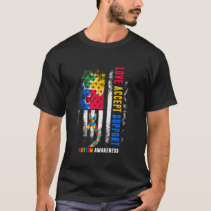 Lint accepteer steun Autism Awareness Maand lint  T-shirt