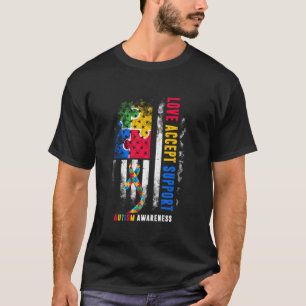 Lint accepteer steun autism awareness maand lint  t-shirt