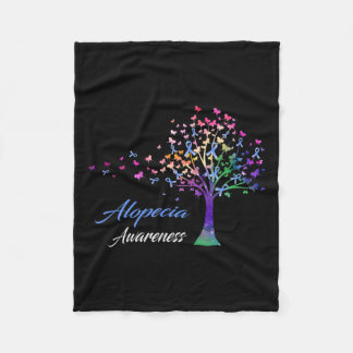 Lint Alopecia Awareness Fleece Deken