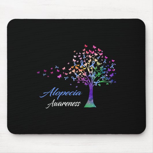 Lint Alopecia Awareness Muismat (Voorkant)
