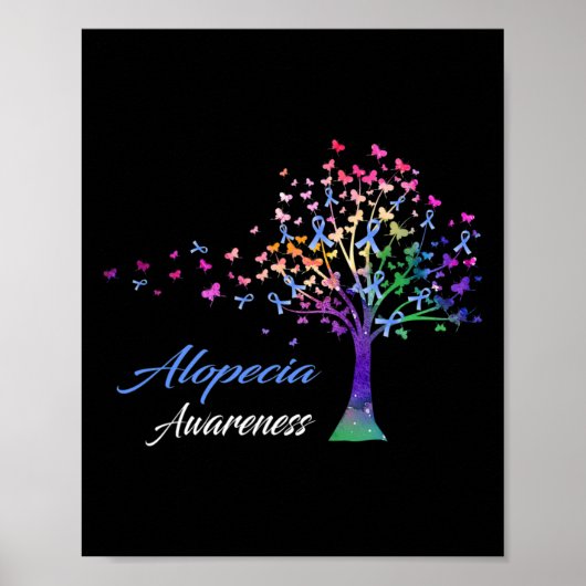 Lint Alopecia Awareness Poster (Voorkant)